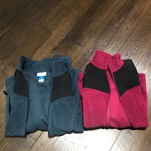 Womens Columbia Fleece Jacket Bundle M